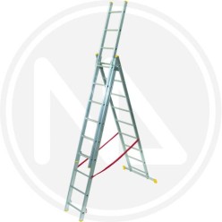 SCALA TRASFORMABILE TRIPLA ALLUMINIO MAURER