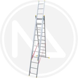 ALUMINIUM EXTENDING TRIPLE LADDER MAURER