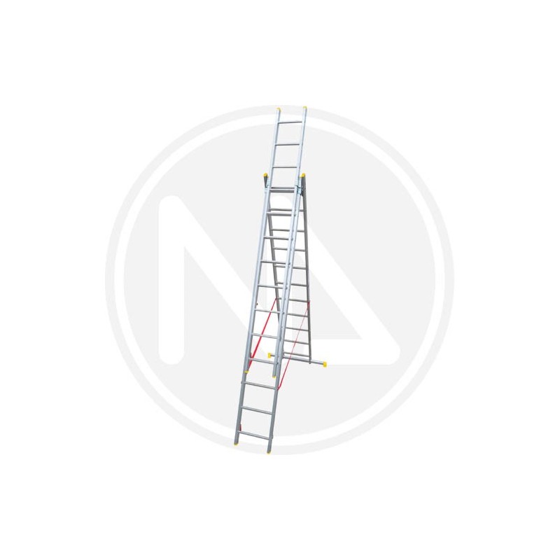 ALUMINIUM EXTENDING TRIPLE LADDER MAURER