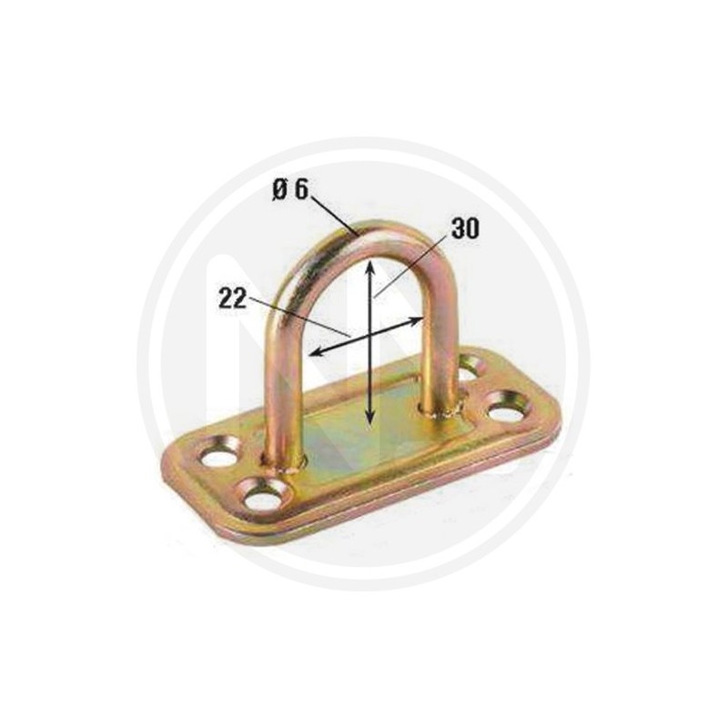 TROPICALIZED STEEL PLATE FOR USE WIYH PADLOCK MAURER TROPICALIZED STEEL PLATE FOR USE WIYH PADLOCK MAURER