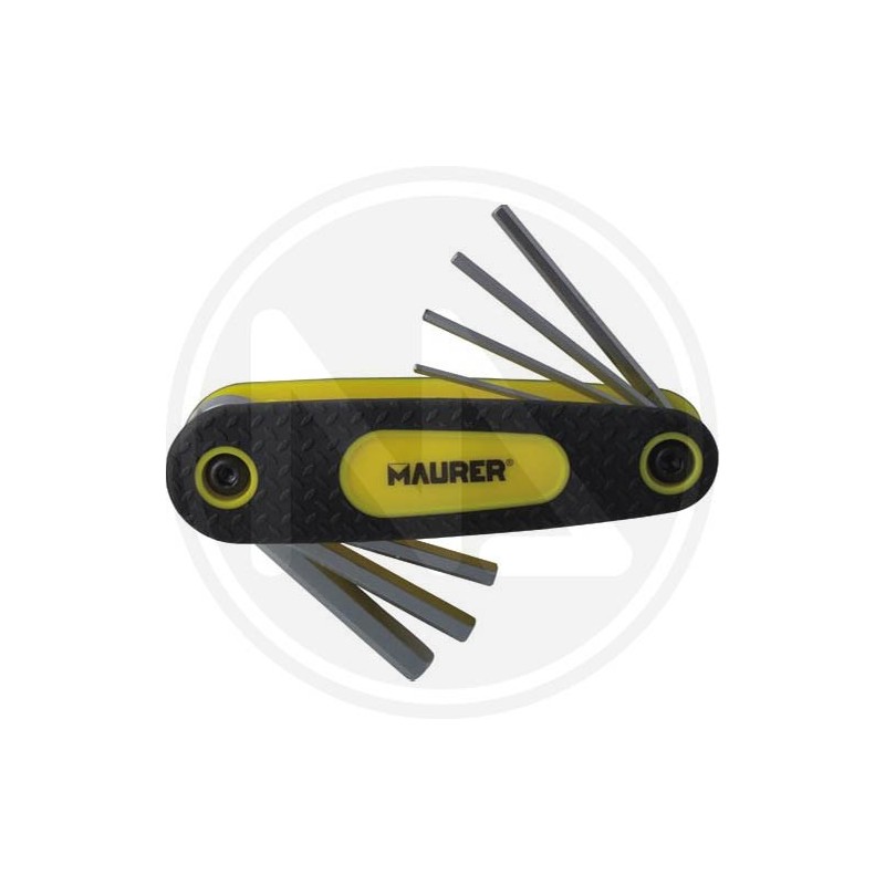 hexagonal folding keys 8 pieces set maurer