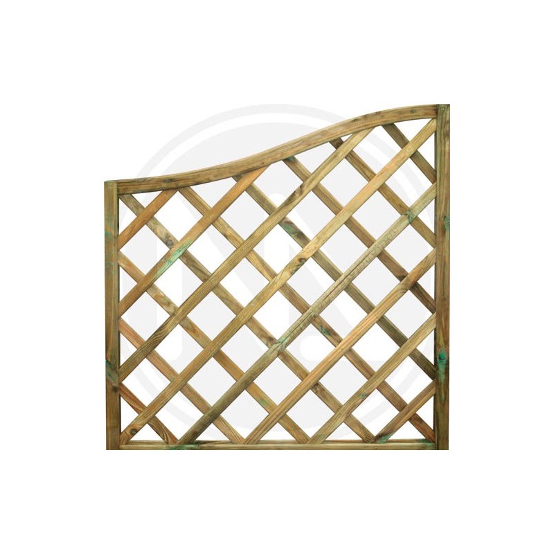 impregnated wood LITTLE TRELLIS "ONDA" PAPILLON