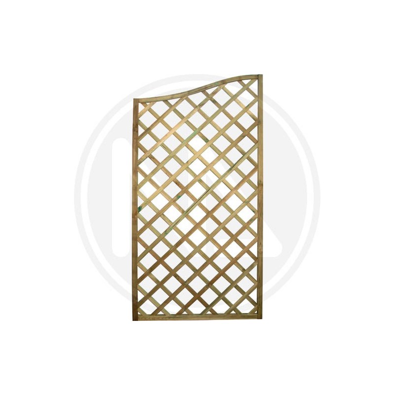 impregnated wood BIG TRELLIS "ONDA GRANDE" PAPILLON
