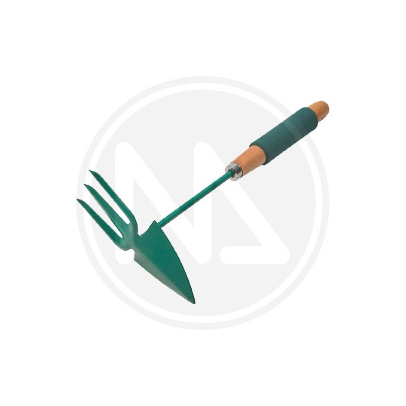 hoe - heart three prong wooden foam handle papillon hoe - heart three prong wooden foam handle papillon