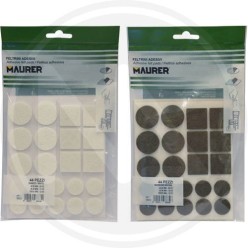 FELTRINO ASSORTITI ADESIVI IN BUSTINA 44 PZ. MAURER