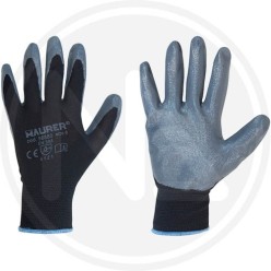GUANTI DA LAVORO IN NITRILE NERO "GLOVEX" MAURER