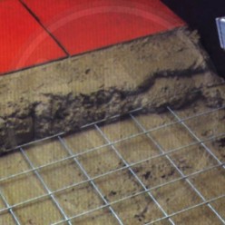 mesh for floors galvanized Ø 1,40 mm. papillon