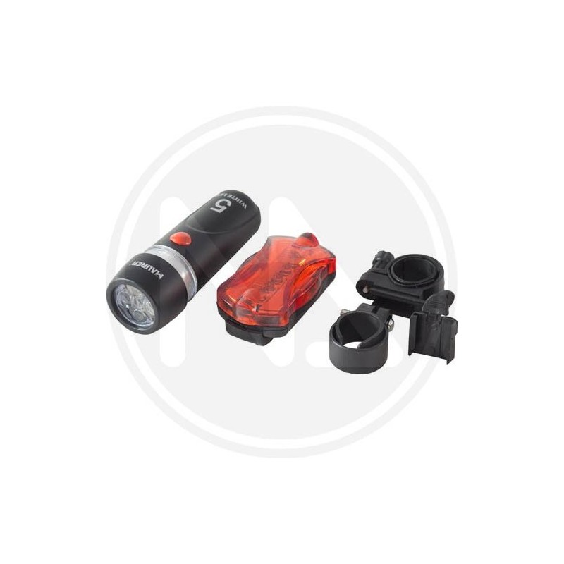 bicYcle BATTERY light "set 2 LUCI LED" maurer