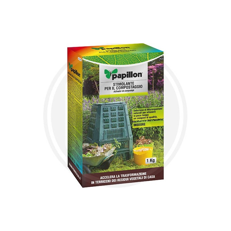 STIMOLANTE PER COMPOSTAGGIO RESIDUI ORGANICI 1KG  PAPILLON