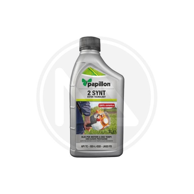 OLIO PER MOTORE a 2 tempi 1 lt. "2 SYNT" PAPILLON