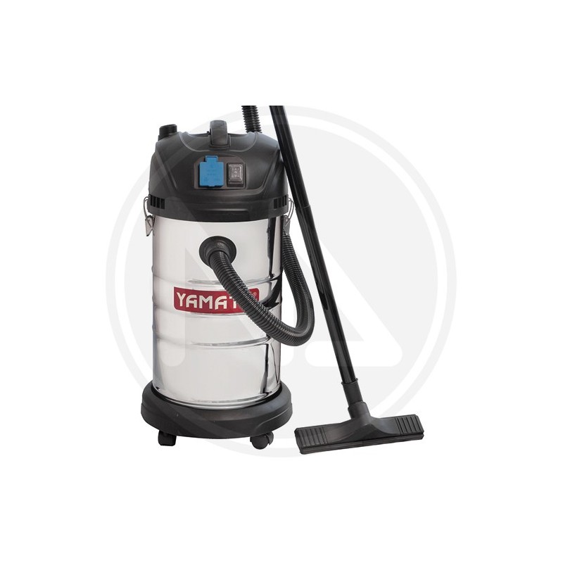 STAINLESS STEEL VACCUUM CLEANER DOUBLE FILTER "1,4/30k" 30 LT. YAMATO