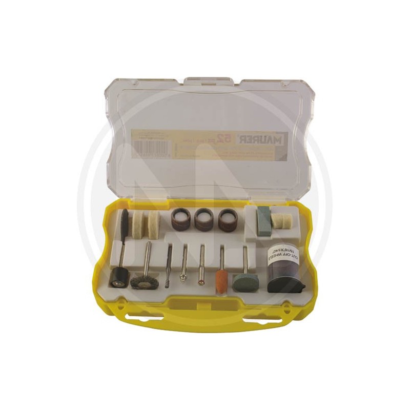 ACCESSORI 52 PZ. PER mini SMERIGLIATRICE "SM 234" MAURER