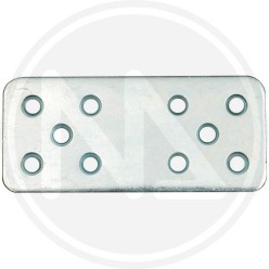 PIASTRA PER TRAVI DIRITTA ZINCATA BIANCA L 40ZB