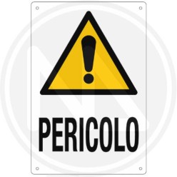 CARTELLo SEGNALETICo di sicurezza "PERICOLO"
