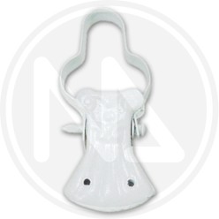 PINZETTONE per tende "BAROCCO" BIANCO