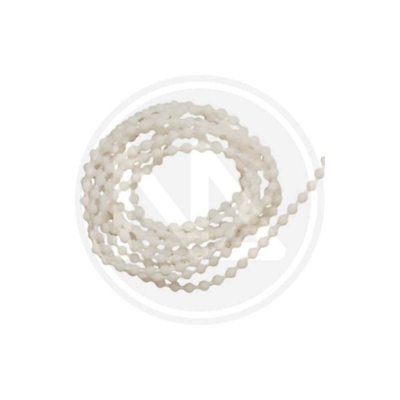 WHITE BEAD CHAIN