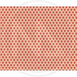 PLASTICA ADESIVA "GIGLIO FIRENZE ROSSO"