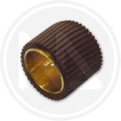 REGGIPIANO tondo in ottone e gomma "2077"