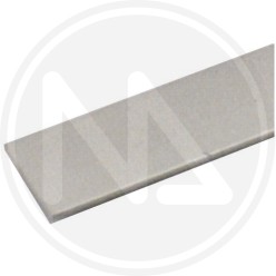 PROFILO IN ALLUMINIO "PIATTO" ARGENTO satinato