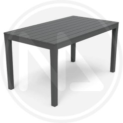 CHARCOAL RESIN TABLE "SUMATRA"