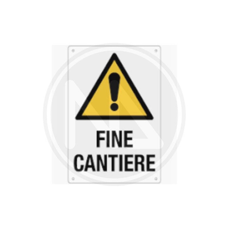 CONSTRUCTION SITE SIGN "END OF CONSTRUCTION SITE" CONSTRUCTION SITE SIGN "END OF CONSTRUCTION SITE"
