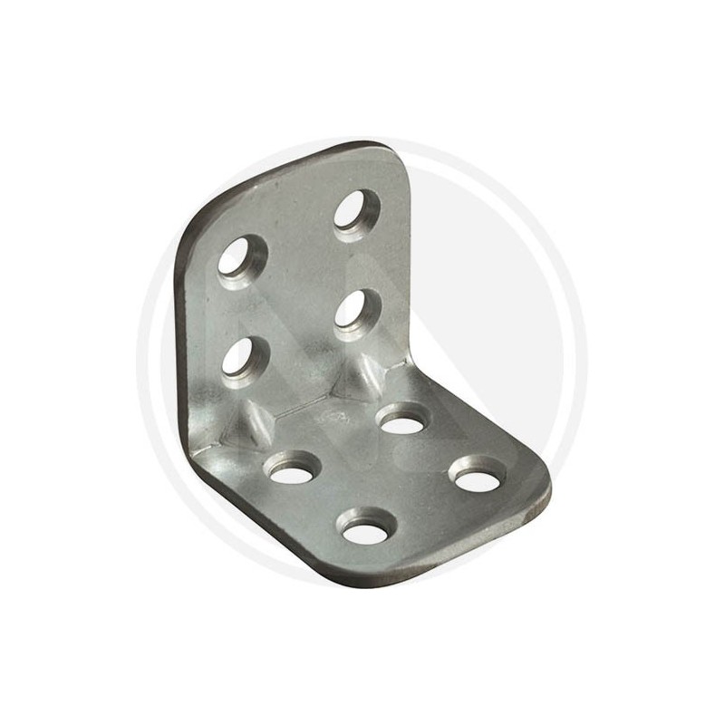 PIASTRA PER TRAVI PIEGATA NERVATA ZINCATA BIANCA L 30ZB PIASTRA PER TRAVI PIEGATA NERVATA ZINCATA BIANCA L 30ZB