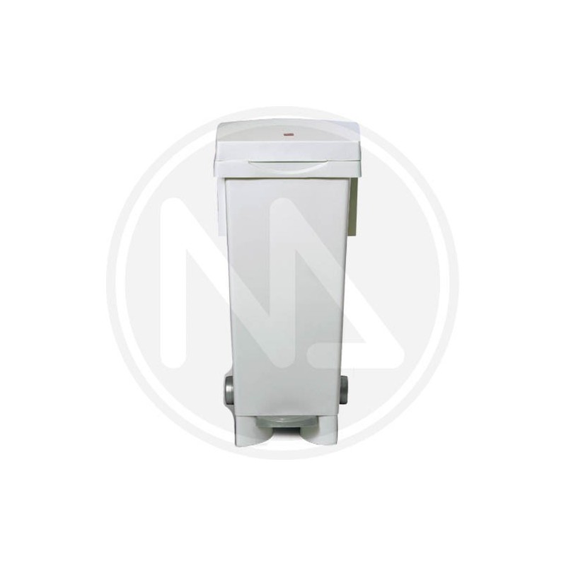 WHITe PVC trash bin with wheels WHITe PVC trash bin with wheels