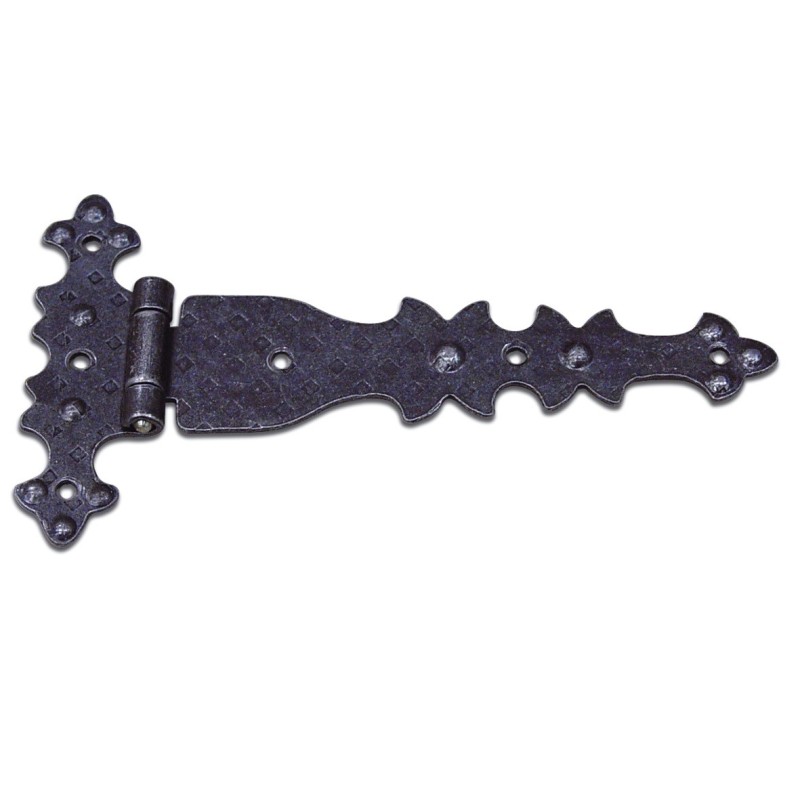 wrought iron hinge with horizontal flat wing "420" wrought iron hinge with horizontal flat wing "420"