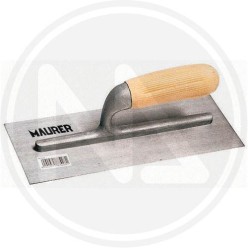 trowel steel plaster wooden handle maurer