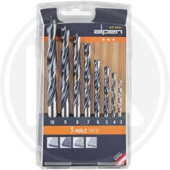 set drills for wood "HOLZ TM 8" alpen