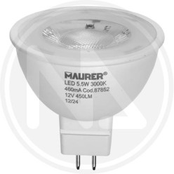 TRANSPARENT LED LAMP "FARETTO" GU5.3 MAURER