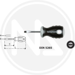 CACCIAVITE NANO a taglio "s2" maurer plus