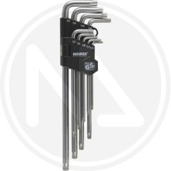 CHIAVI maschio TORX lunghe IN SERIE 9 pz. maurer plus