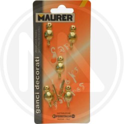 GANCI per quadri "omino ORO piccolo" maurer