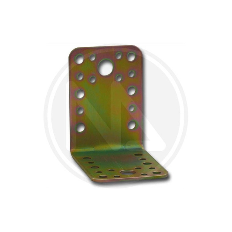 SUPPORTO PER PILASTRI CON PIASTRA ZINCATA BIANCA