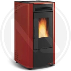 stufa a pellet "KETTY 5.0" BORDEAUX nordica