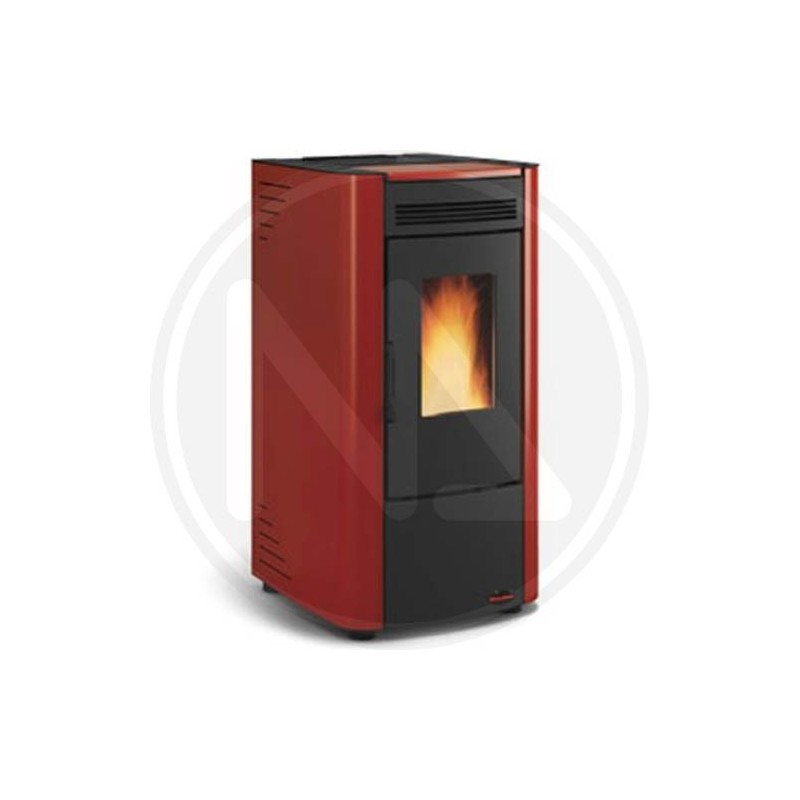stufa a pellet "KETTY 5.0" BORDEAUX nordica