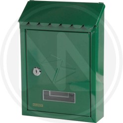 CASSETTA POSTALE IN ACCIAIO per esternO "stamp VERDE" maurer