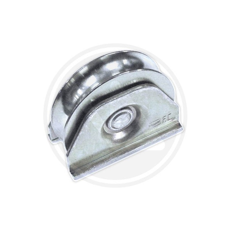 wheel with u groove for gates "332"