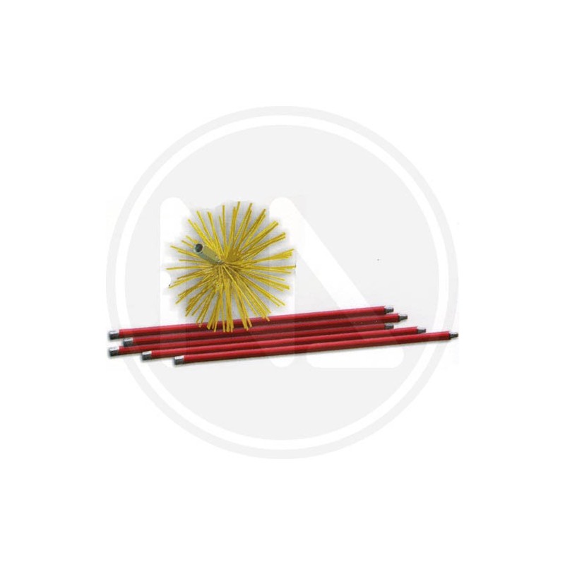 SWEEP KIT FOR FIRE PLACE FOR INOX PIPES SWEEP KIT FOR FIRE PLACE FOR INOX PIPES