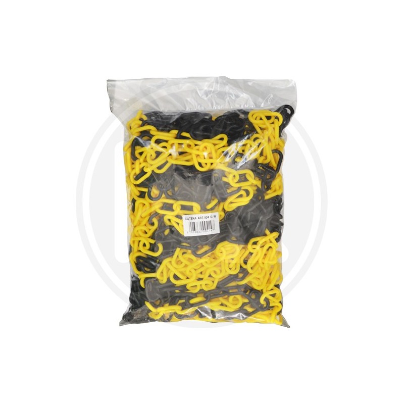 pvc signalling chain YELLOW/BLACK