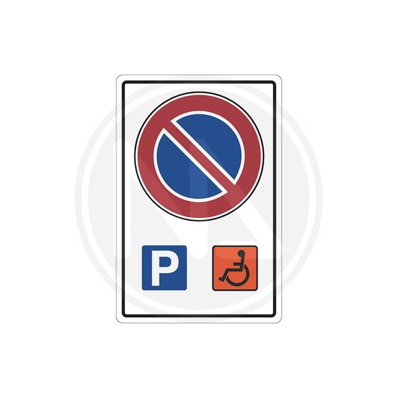 SEGNALETICA STRADALE "PARCHEGGIO DISABILE"