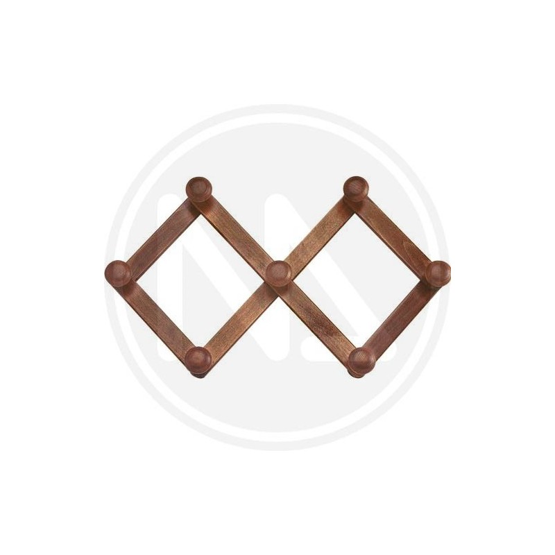 EXTENSIBLE WALNUT WOOD HOOK