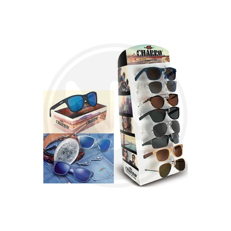 SUNGLASSES "SANTA BARBARA" KIT 8 PCS. el charro