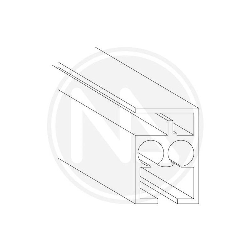 ALUMINIUM CURTAIN ROD "M510"