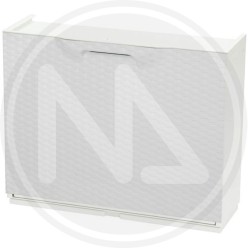 SCARPIERA MODULARE IN POLIPROPILENE RATTAN BIANCO-bianco "UNIKA"