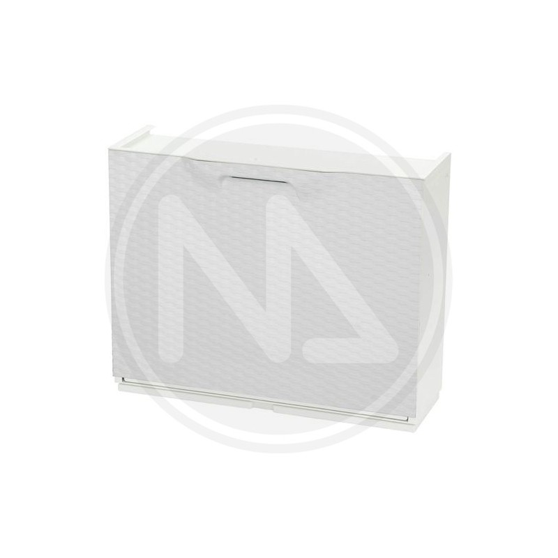 SCARPIERA MODULARE IN POLIPROPILENE RATTAN BIANCO-bianco "UNIKA"