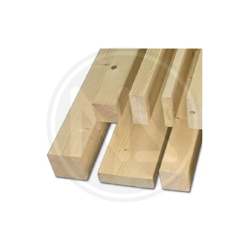 listellO in legno abete grezzo 40 MM