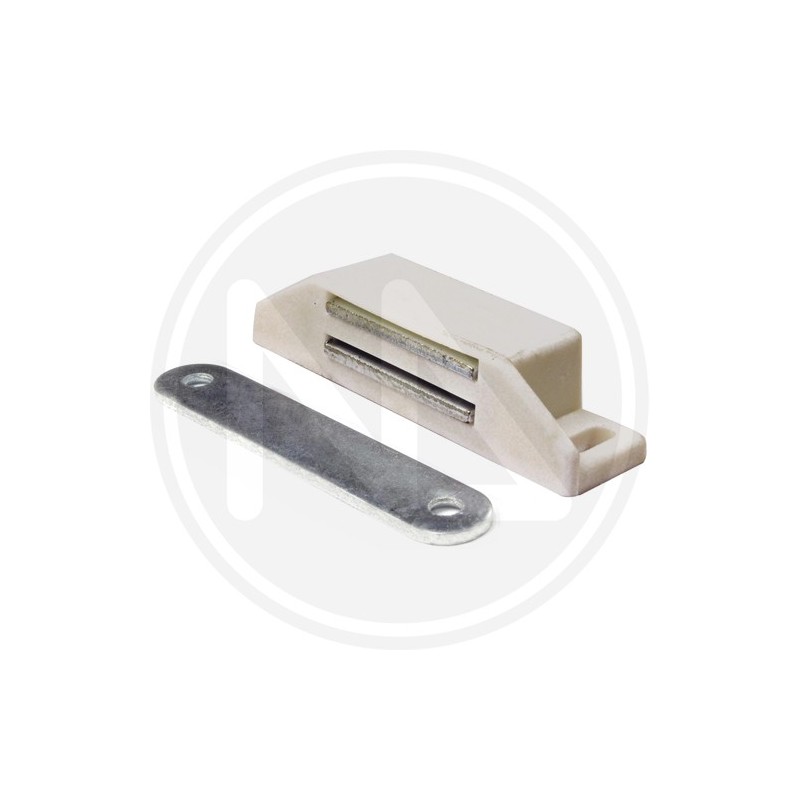 ferma ante magnetico rettangolare BIANCO