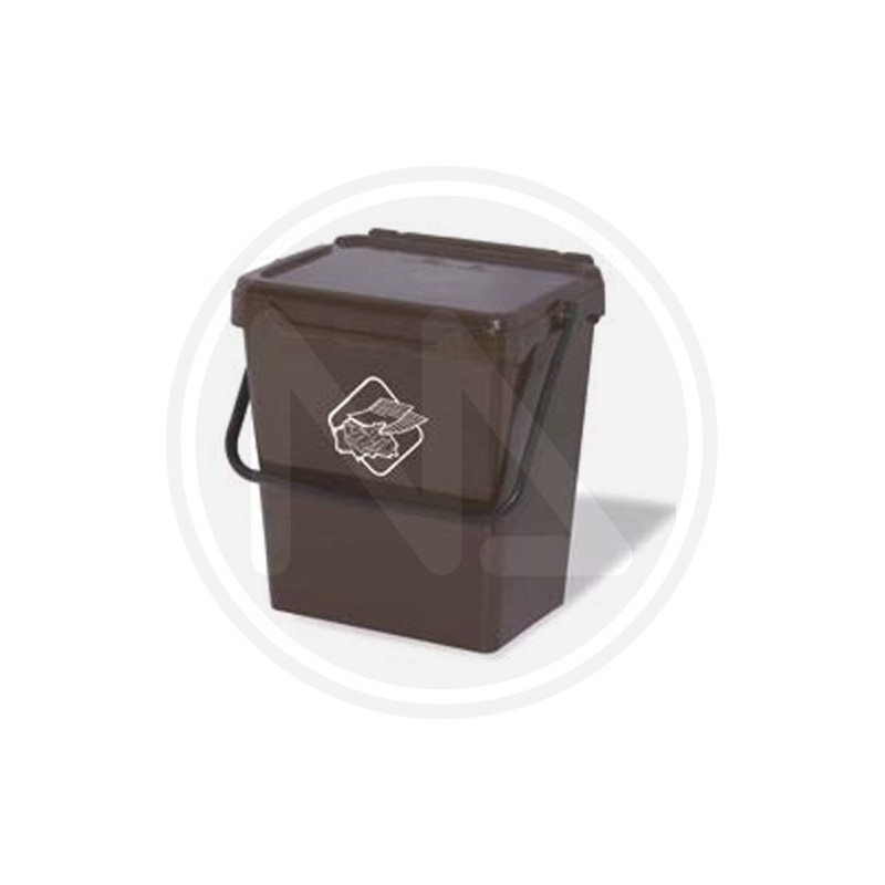 WASTE BIN X DIFFERENTIATED With LID and handle